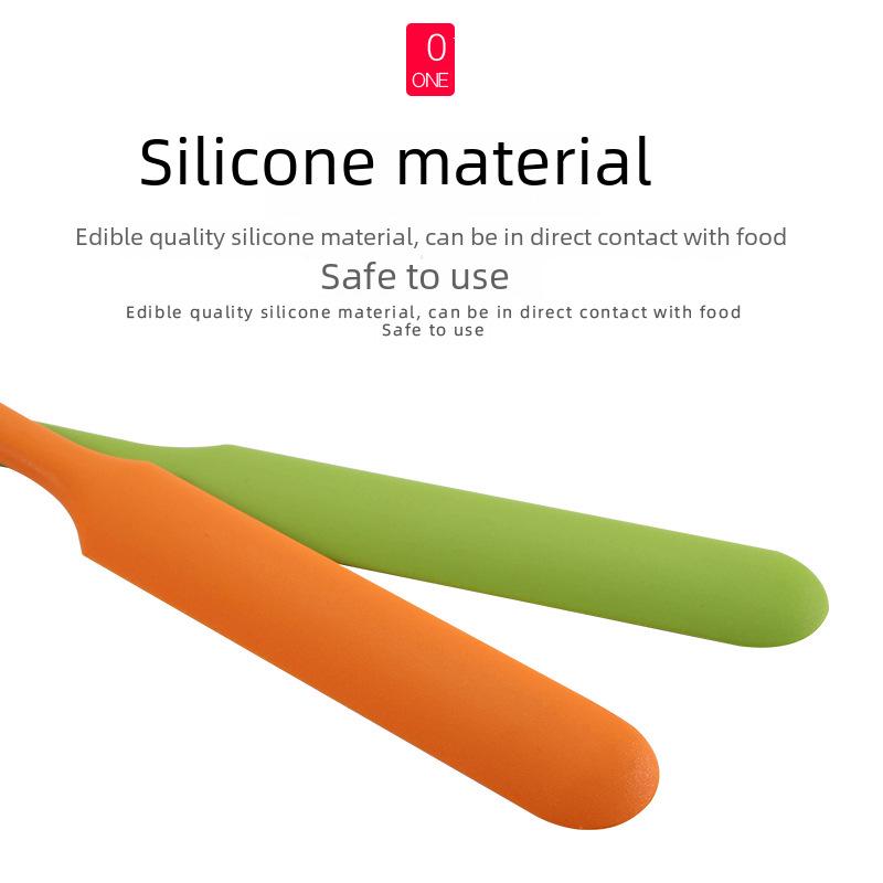 Маленький набор силиконовых скребков: Длинный скребок, лопатка для джема, лопатка для масла, инструмент для выпечки тортов.