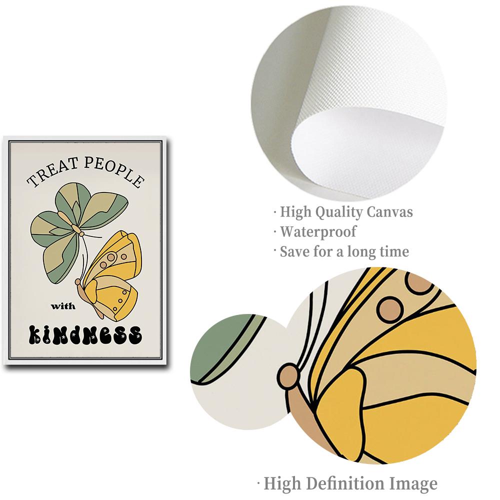 Христианская цитата настенное искусство ретро цветочный принт розовый вдохновляющая эстетическая бабочка холст картина детская комната домашний декор картинки