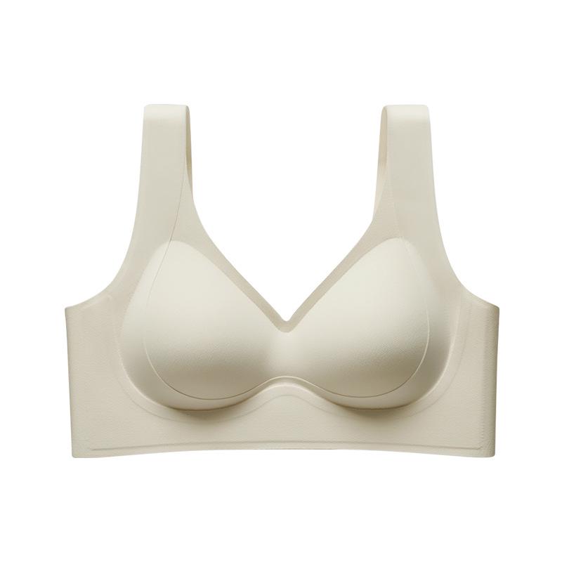 VANBARIS Plus Size Push-Up Bra with Side Support, Fixed Cups & Seamless Back Smoothing for Women