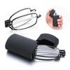 Folding Reading Glasses Portable Women Men Presbyopia Eyeglasses Computer Prescription Glasses Diopter +1.0 To +4.0 with Case