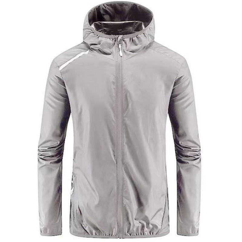 Мужская летняя ультратонкая солнцезащитная одежда, мужская куртка с капюшоном, куртка для рыбалки, спортивная дышащая мужская одежда с кондиционером