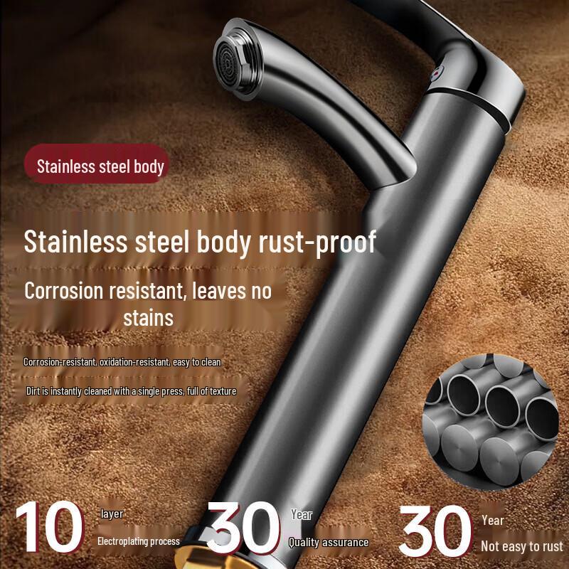 Rosecret Tall Dual-Control Basin Faucet