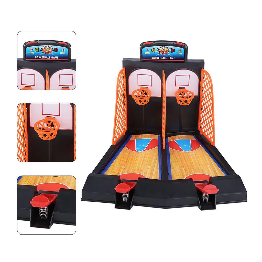 Kids Children Educationabl Basketball Shooting Toy Set Funny Pinball Interactive Board Game