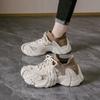 2025 весна и осень новые летящие тканые женские туфли носки обувь ленивые на одной педали популярные дышащие кокосовые спортивные и повседневные туфли