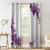 Purple Orchid Window Curtain For Living Room Bedroom Home Decor Kitchen For Window Drapes