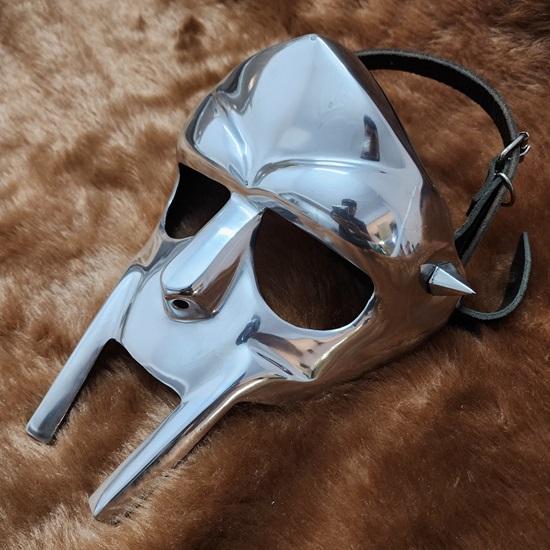 MF Doom Mask Aluminum Mad Villain Mask Hand Forged Medieval Doom Mask Tribute To MF