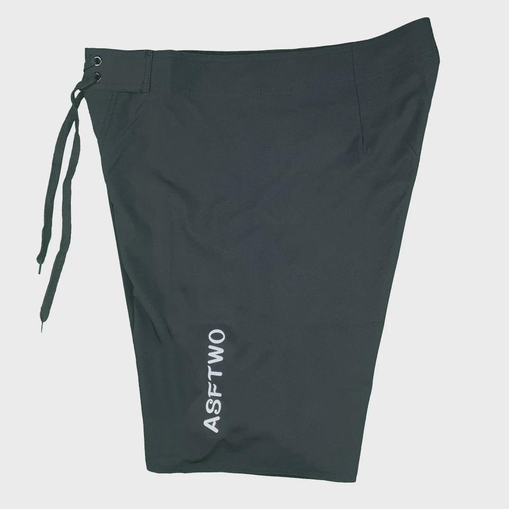 Men’s Waterproof Stretch Quick-Dry Surf Shorts - Summer Casual Solid Color