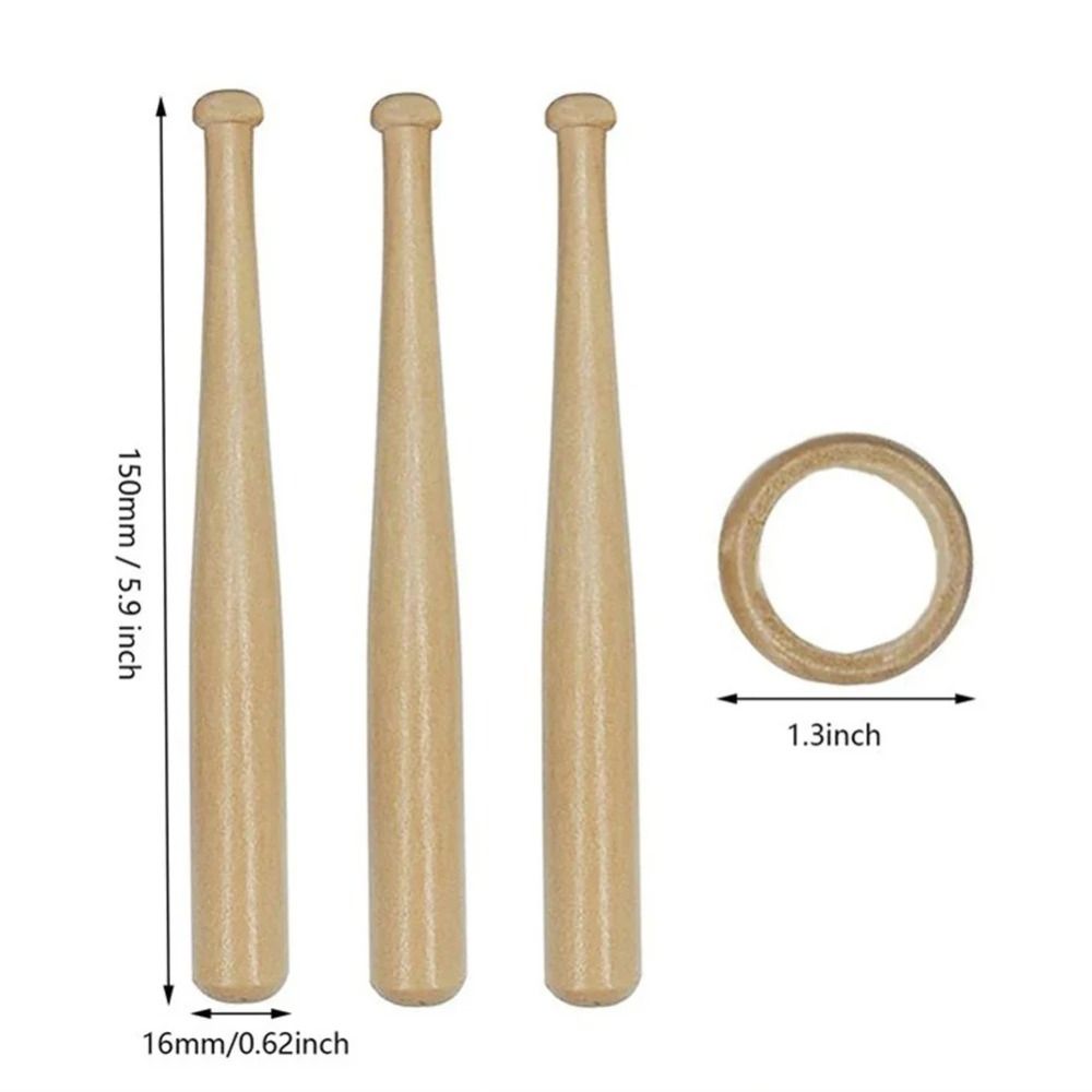 Деревянный держатель для бейсбольных бит в форме бит, кронштейн для поддержки бейсбола, подставка для демонстрации бейсбола, гольф, теннис