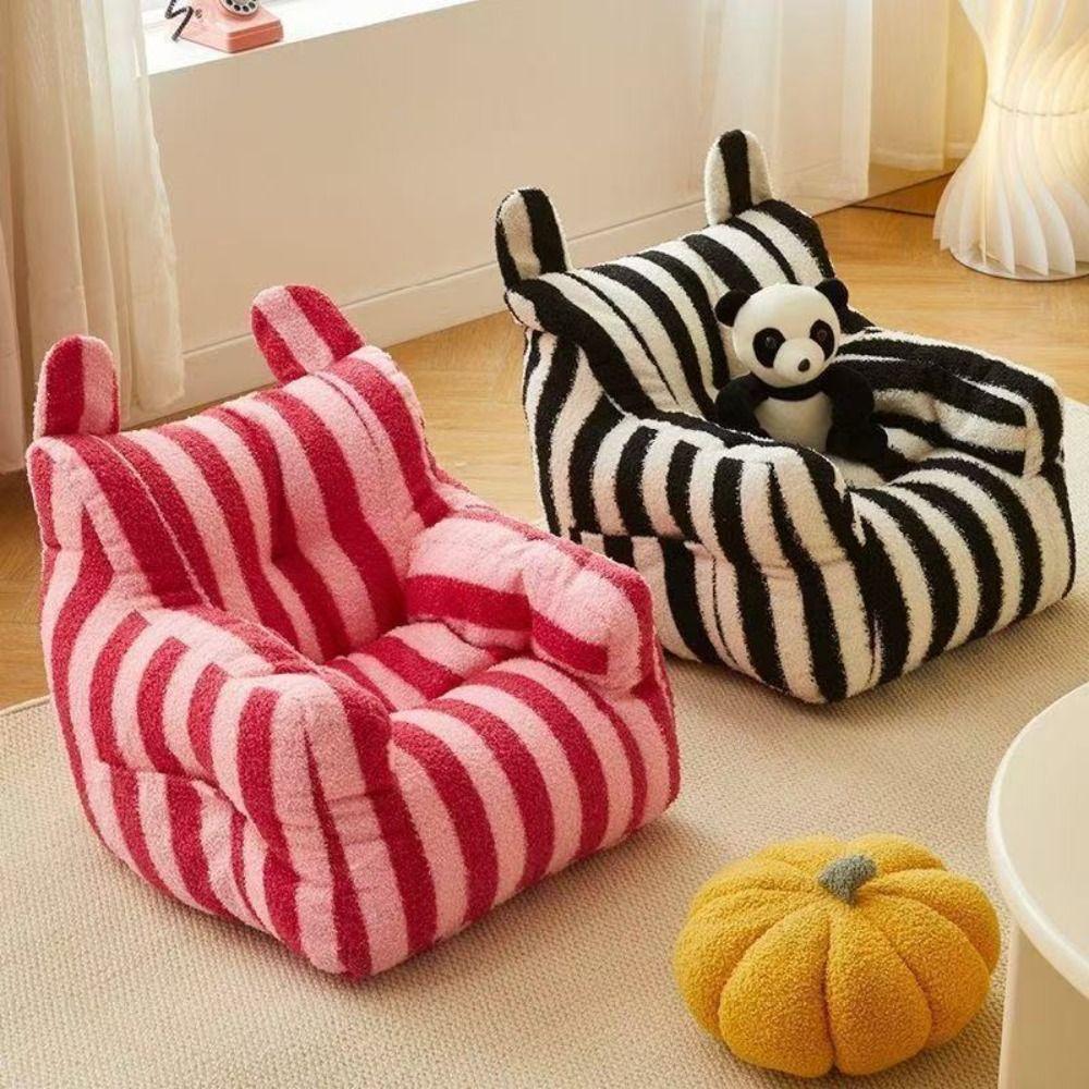 Storage Bag Children's Bear Sofa Soft Fabric Seating Furniture Small Sofa Chair Play Area