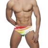 Pride Stripe Bikini Rainbow Men's Brief Sexy Swimsuit for Men Surfing Swimwear Low-Rise
