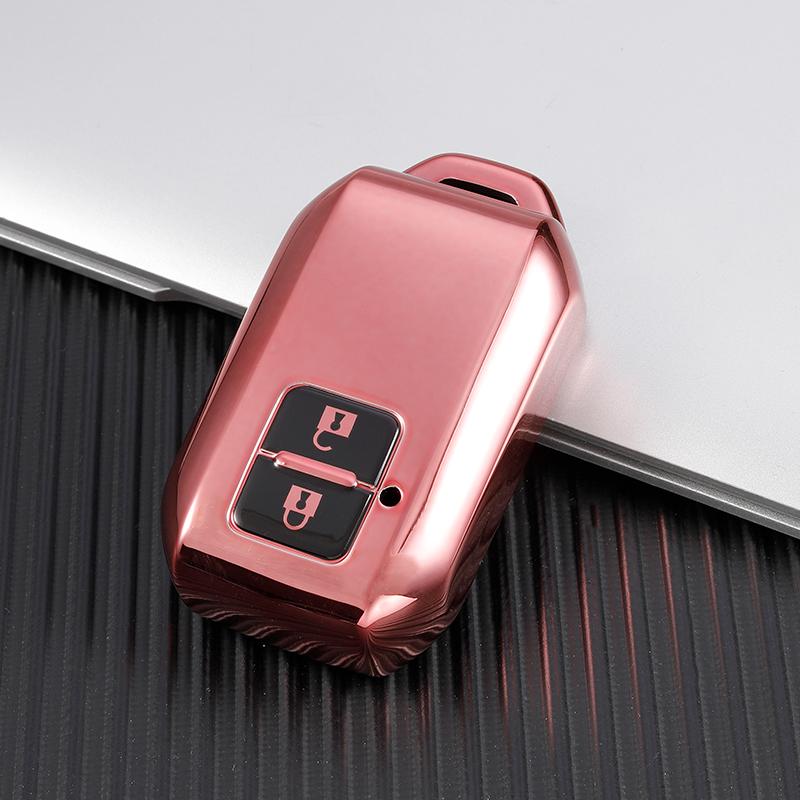 Чехол для ключа автомобиля из мягкого ТПУ с 2 кнопками для Suzuki Swift Wagon R Monopoly Type Keyless Shell Remote Protector Accessories