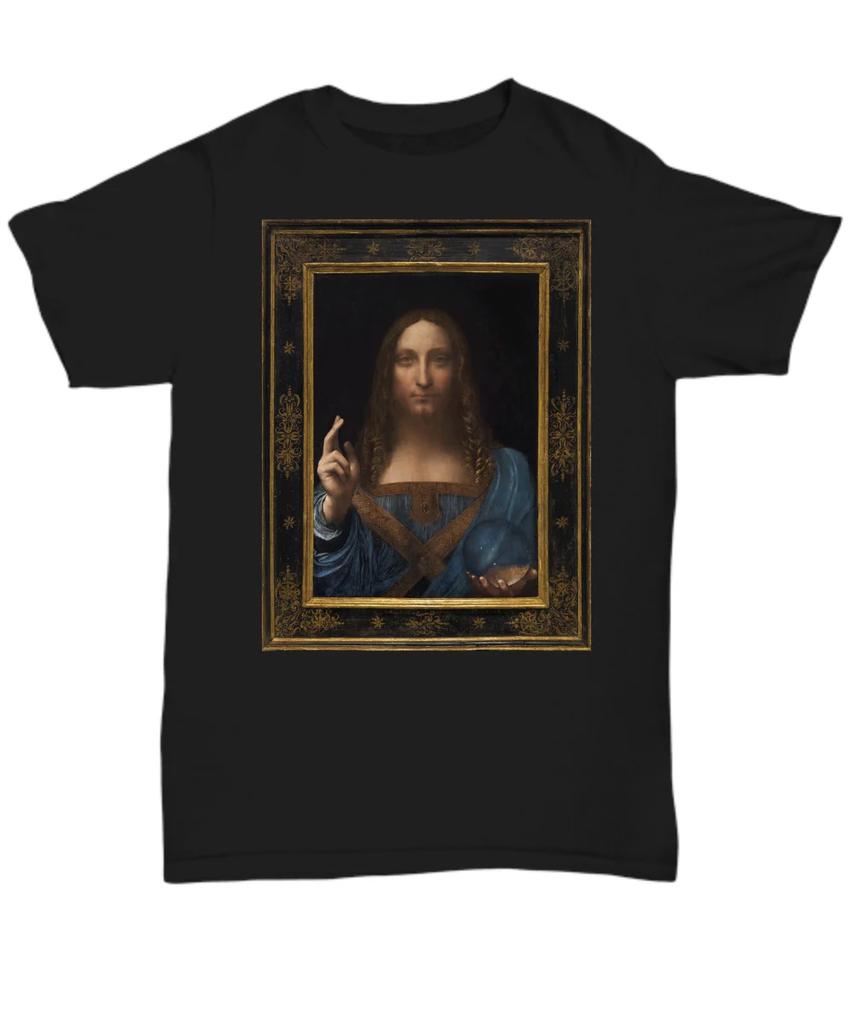 Salvator Mundi Art T-shirt