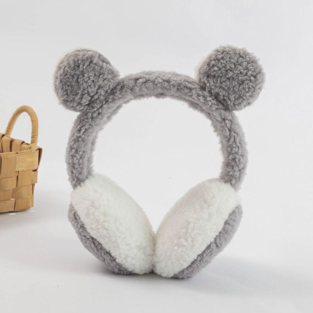 Windproof Winter Plush Earmuffs Warm Women Earflap Korean Bear Ear Earmuffs Girls