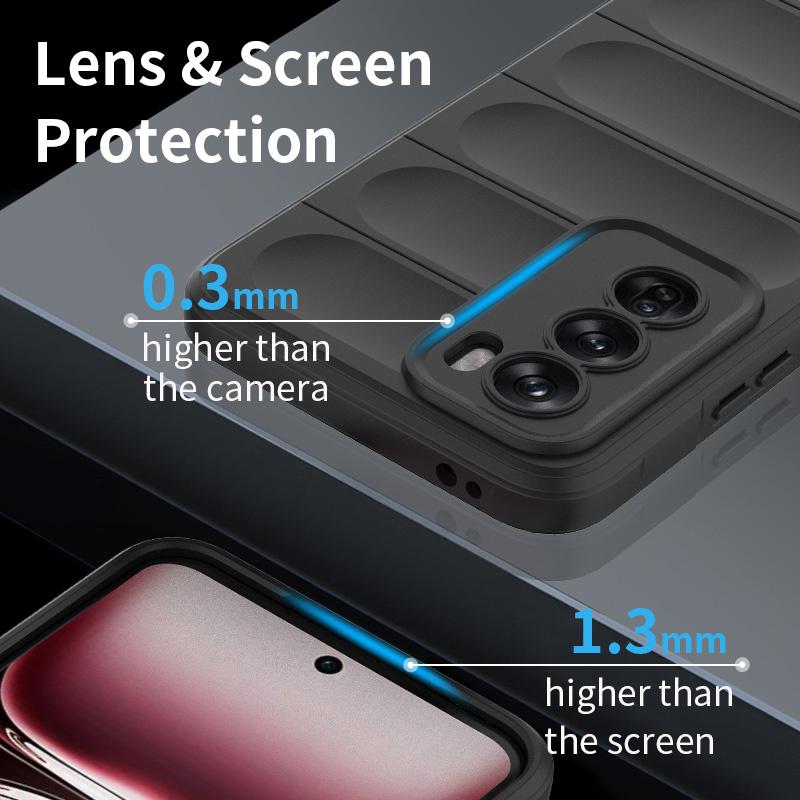 Soft Skin Feeling Flexible Silicone Case for OPPO Reno 12 Pro 5G Reno 11 11F Reno10 Protective Cover Shockproof Fundas Coque