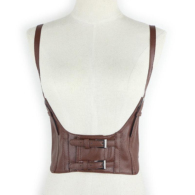 Ladies Simple Four Seasons Super Wide Vest Elastic Strap Girdle Simple All-Match Casual Elegant Lady Belts