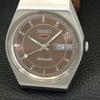 ЯПОНИЯ ВИНТАЖ SEIKO 5 АВТОМАТИЧЕСКИЕ 6309A МУЖСКИЕ ЧАСЫ С ЦИФЕРБЛАТОМ КОРИЧНЕВОГО ЦВЕТА a701532-5 R206b-a701532