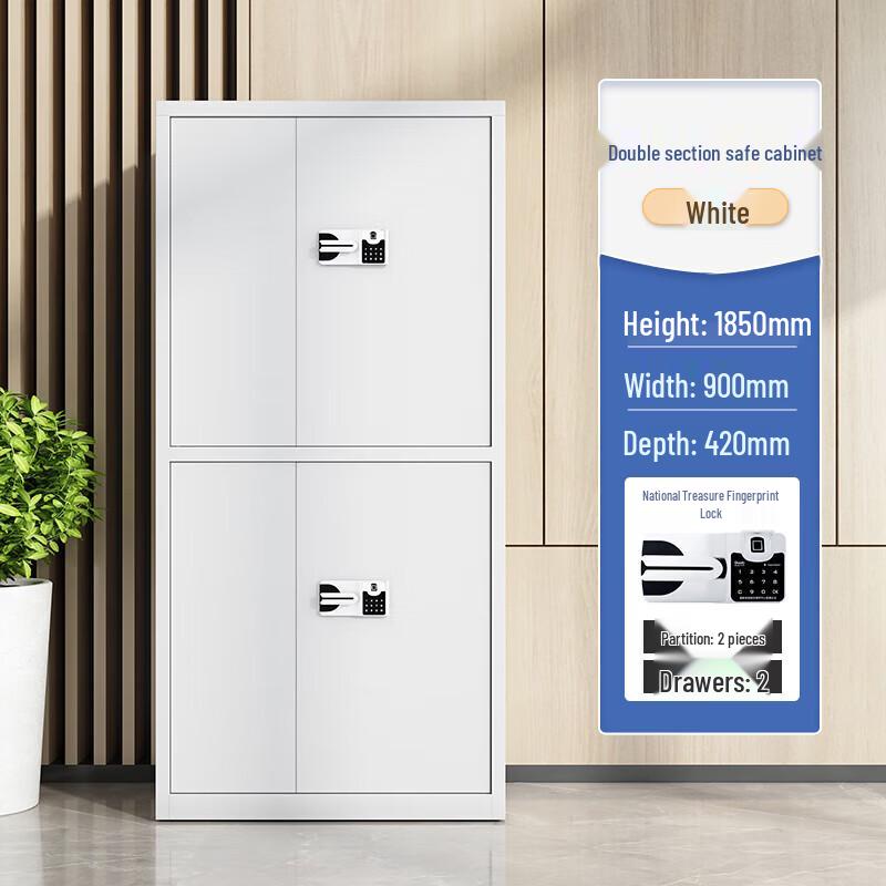 Longchan Financial File Cabinet with Fingerprint Lock