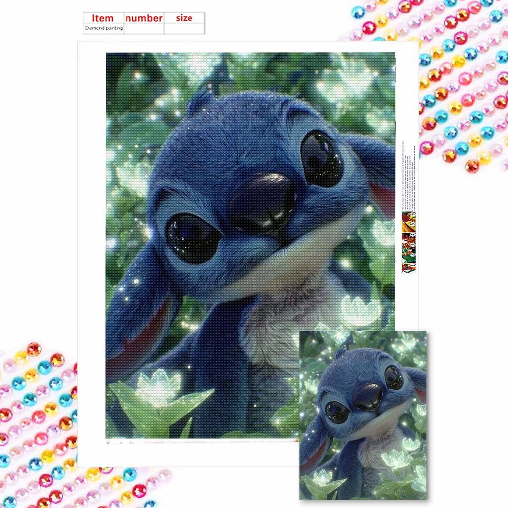 DIY Diamond Painting Lovely Stitch Cross Stitch Kit Mosaic Art Diamond Painting Full Circle Diamond Home Decoration