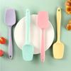 Silicone Baking Scraper Non-slip Salad Shovel Mixer Butter Pastry Blender Baking Tool Accessories