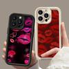 LZ23 Lips kiss Heart design art силиконовый чехол для телефона Xiaomi 11 Lite 5G 14T Redmi 14C 13C A3 Note 12 11 9 10 13 Pro Plus противоударный задний чехол
