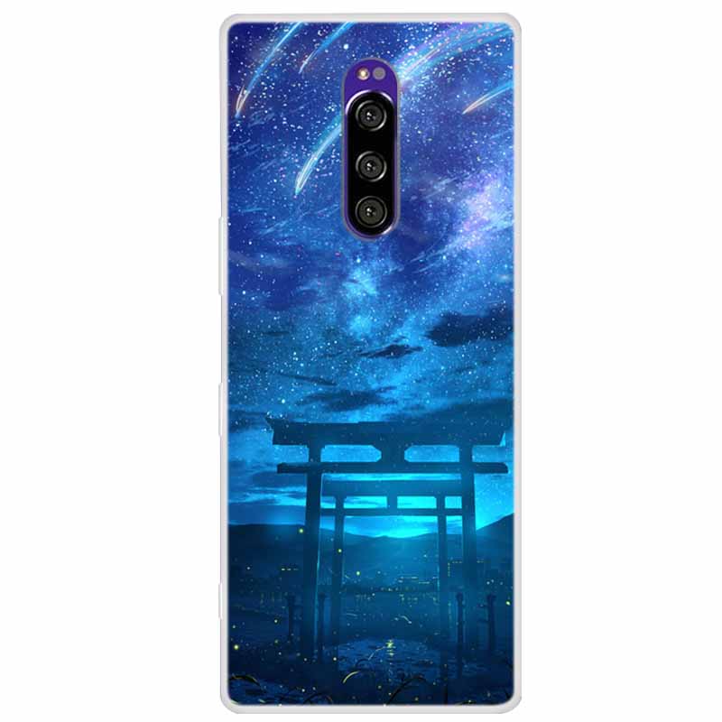 Чехол для Sony Xperia 1 Роскошные Животные Прозрачная Крышка для Sony Xperia1 XZ4 SO-03L SOV40 J8110 J9150 J8170 Корпуса Чехлы для Телефона