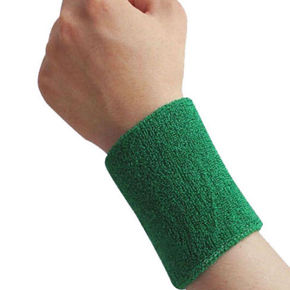 Поддержка запястья Тренажерный зал Спорт Сквош Хлопчатобумажная ткань Теннисный браслет Ремешок на руку Защитные повязки на запястье
