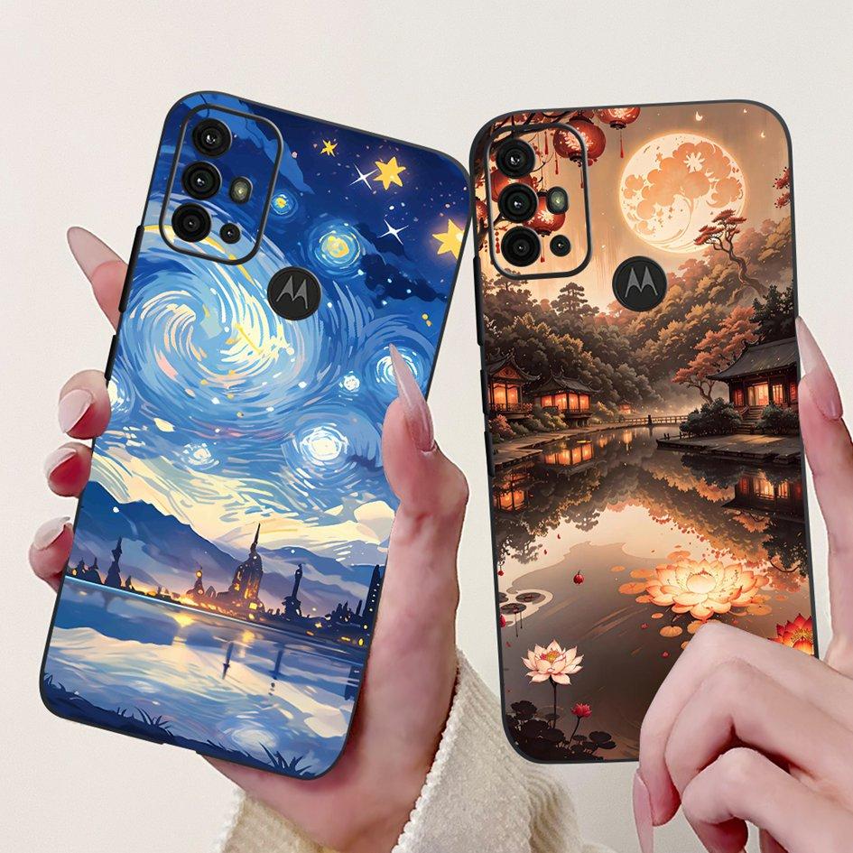 Чехол для Motorola Moto G30 G20 G10 Чехол для телефона Новая Мода Цветок Мягкий Силикон Матовый Бампер на Moto G20 XT2128-1 G 10 G 30 Capa