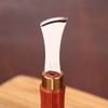 Wooden Handle DIY Shallow Slot Linear Edge Tool Leather Craft Creasing Tools Leather Edge Creaser