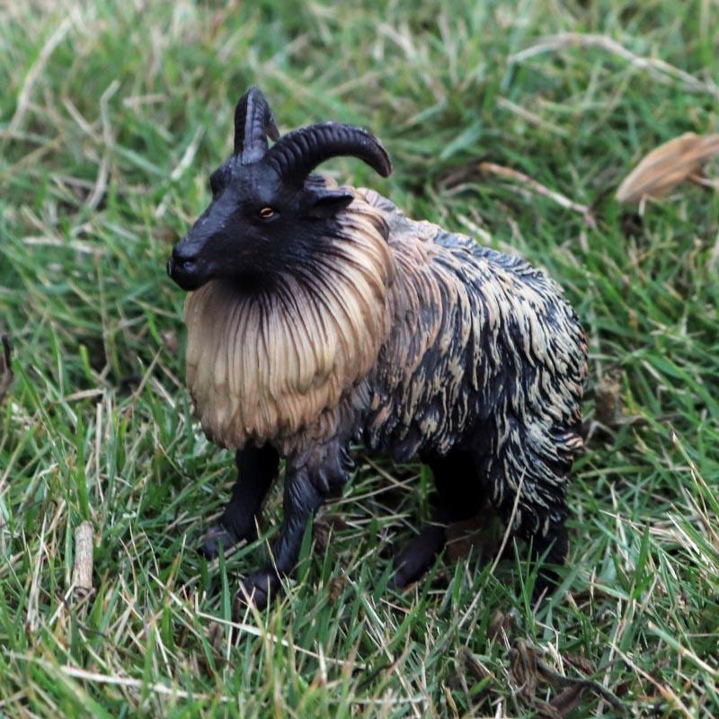 Oenux Классическая Симуляция Фермерских Животных Овца Коза Аргали Антилопа Модель Фигурка Действия Домашняя Птица Фигурки Милая Игрушка Для Ребенка Подарок