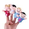 Gifts Cloth Doll Toys Cartoon Doll Plush Toys Finger Doll Hand Puppet Family Finger Puppets Set
