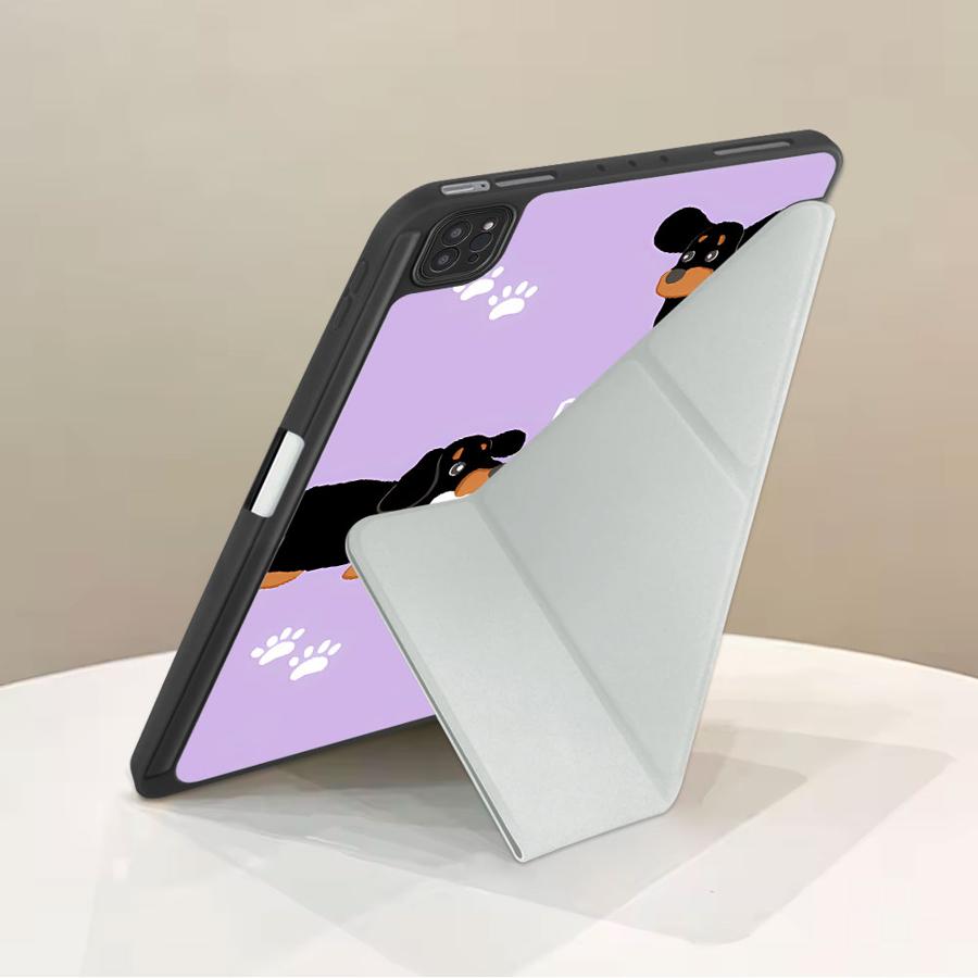 Забавный пес Счастливый Держатель Чехол Чехол для планшета Для iPad Air 4 5 M3 M2 1 2 M4 11 дюймов Mini 6 7 Pro 2025 Pro 11-го 10-го 9-го 8-го 7-го