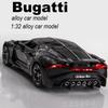 1:32 Bugatti Lavoiturenoire Сплав Модель Спортивного Автомобиля Литой Металлический Игрушечный Транспорт Коллекция Моделей Автомобилей Высокая Симуляция Детский Подарок