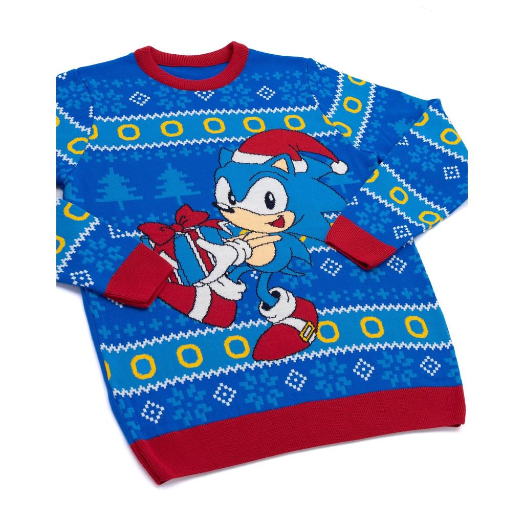 Sonic The Hedgehog Unisex Adult Knitted Christmas Jumper
