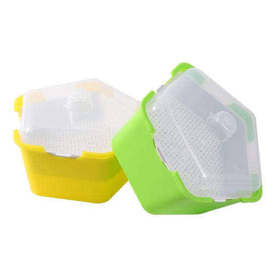 Детский горшок, простой в использовании, устойчивый к коррозии пластиковый горшок для посадки ростков, ящик для сада