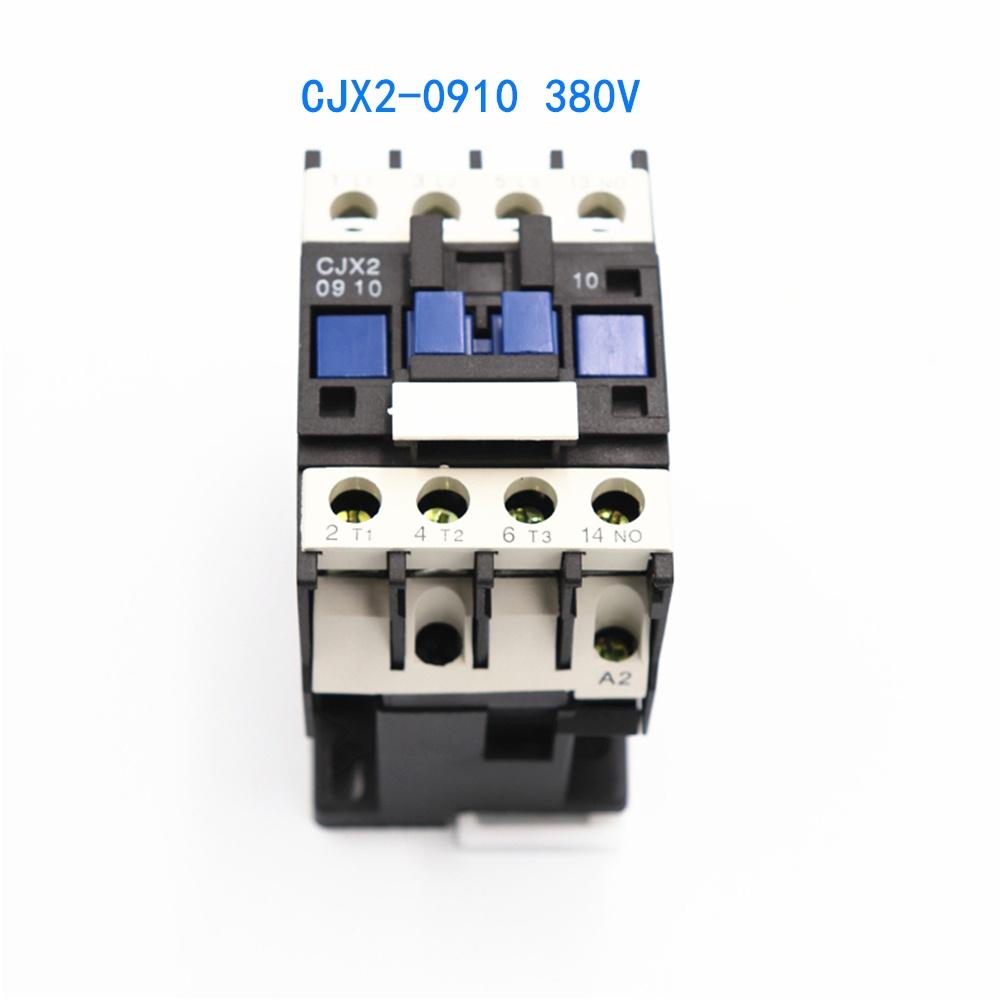 Контактор переменного тока 9A 3P+1NO/1NC Монтаж на рейку lc1d CJX2- 0910 1 нормально открытый контакт / CJX2- 0901 1 нормально закрытый контакт