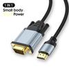 Hdmi-compatible To Vga Connector With Chip 1080p Converter Adapter Cable For Laptops Projectors