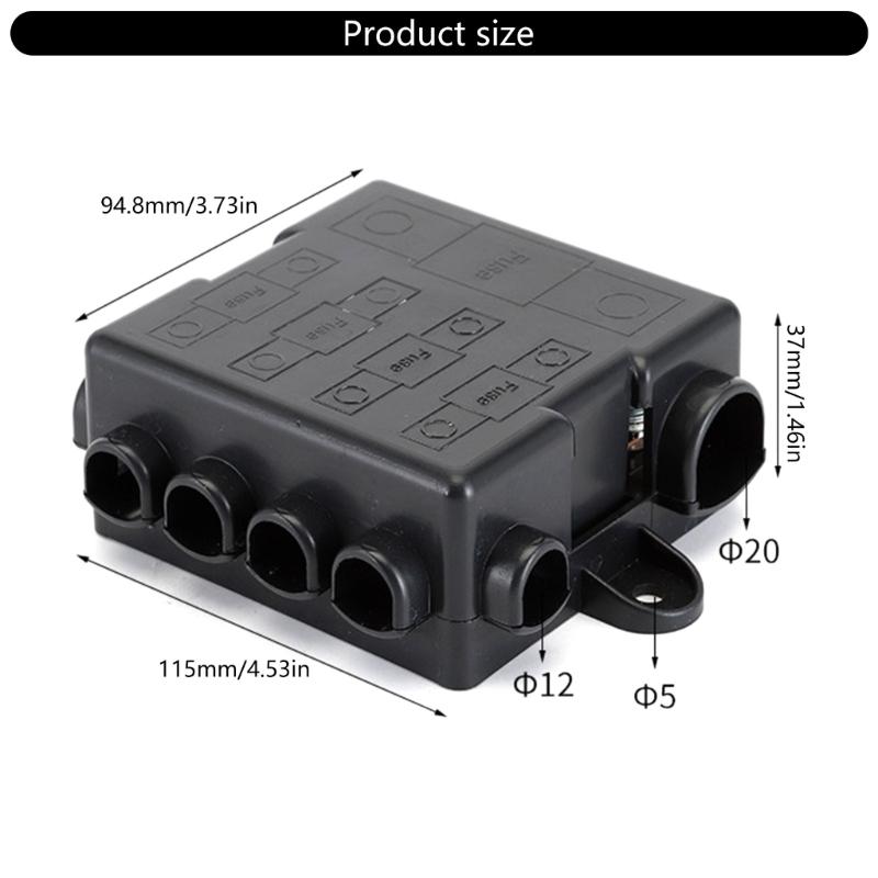 Блок предохранителей Блок распределения питания с шиной для распределения высокого тока 12В 24В Автомобильное Морское применение