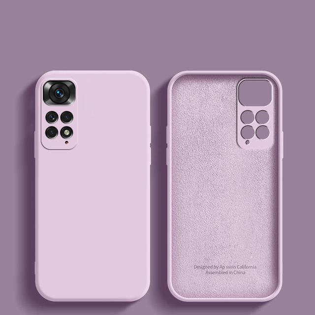 Для Xiaomi Redmi Note 11 Чехол Redmi Note 13pro plus 12 Pro Чехол Новый Жидкий Силикон Ударопрочный Бампер Redmi Note 11 Глобальный Чехол