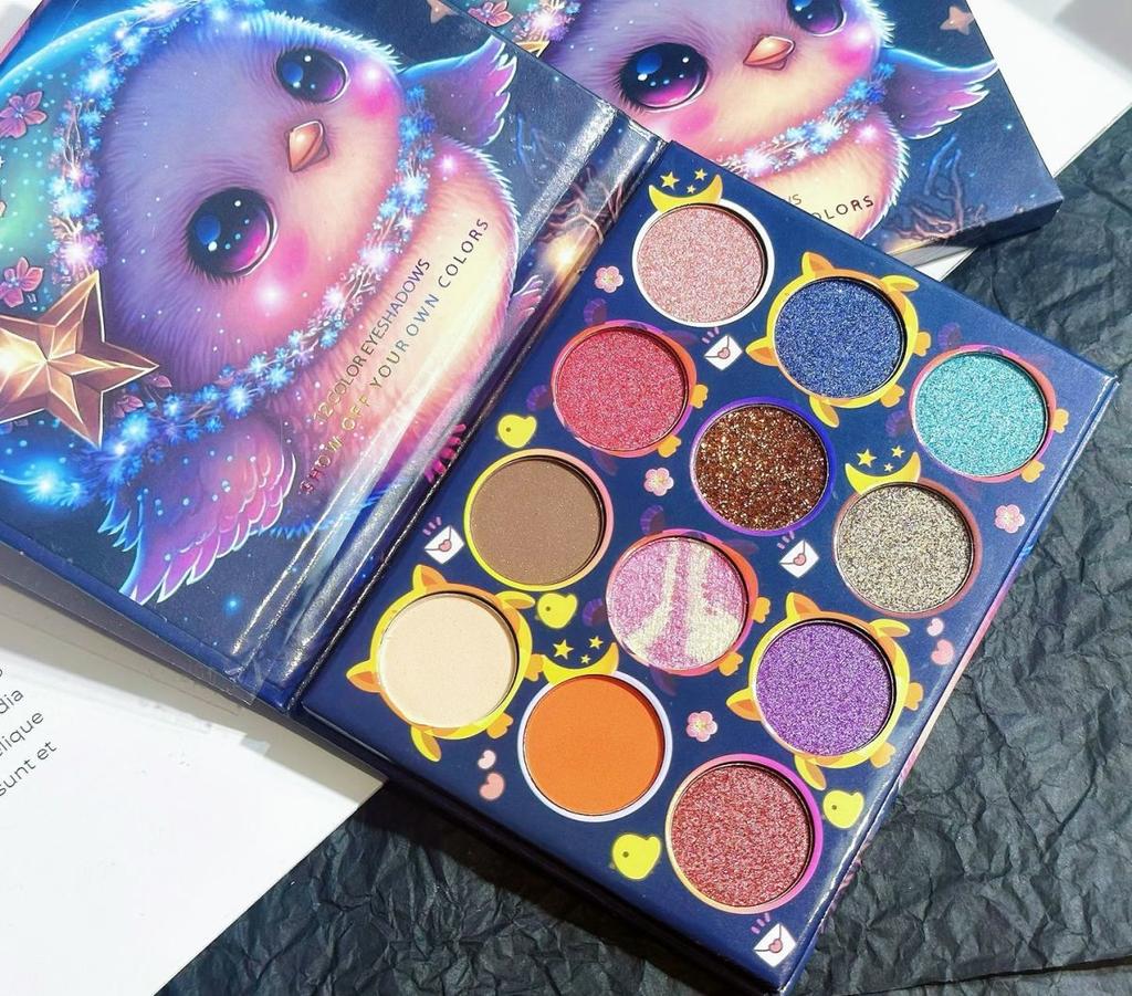 12-цветная палитра теней для век, легко наносимая и удобная, перламутровый матовый макияж теней для век для новичков