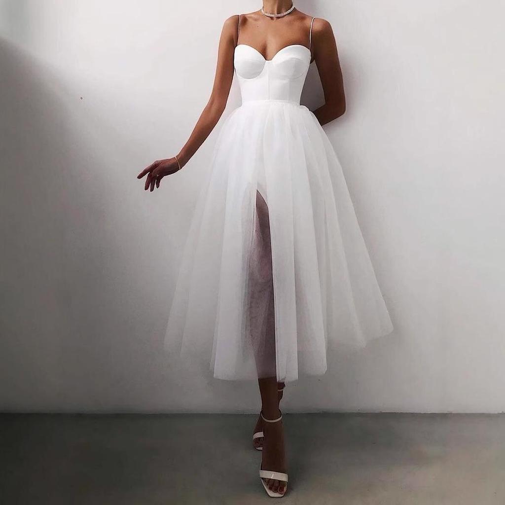 Новое многоцветное сетчатое платье на бретельках-спагетти для весенне-летней женской моды