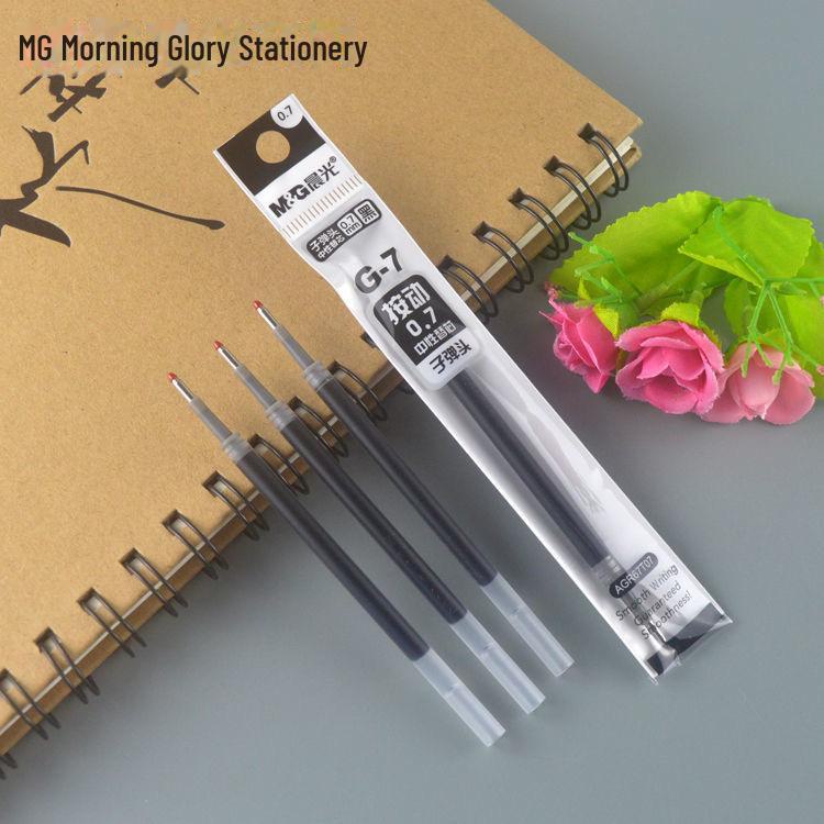 Сменный стержень для ручки Morning Light G-7 0,7 мм — фирменный наконечник-пуля для студентов.
