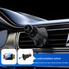 Logo Engraving Car Phone Holder: Strong Magnetic, 15W Wireless Fast Charger with Multi-Color Atmosphere Light