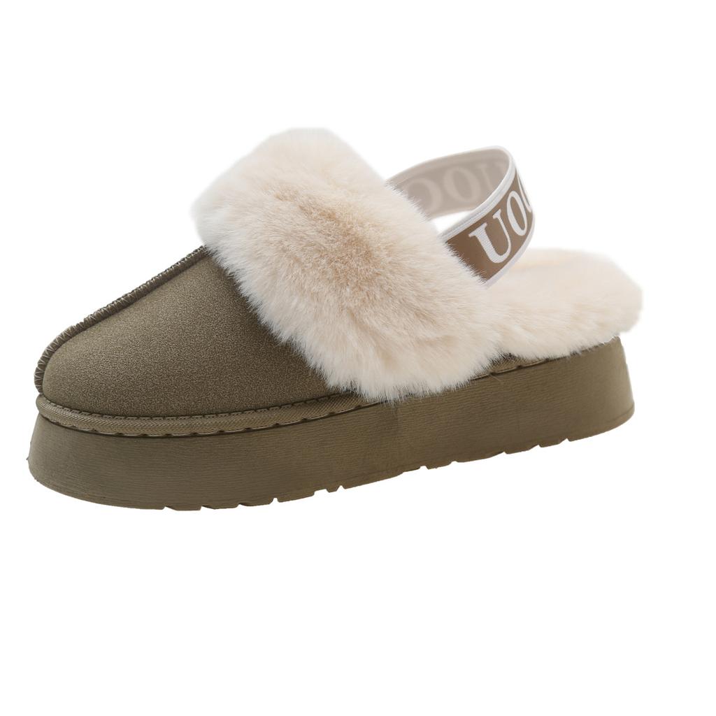 Интернет знаменитости плюшевые женские пушистые зимние сапоги осень 2024 года новые повседневные модные универсальные теплые зимние сапоги женские