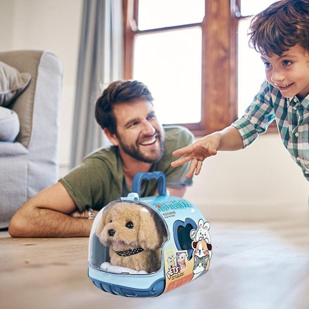 Электронные компоненты, игрушка для лающей собаки, высококачественные плюшевые подарки, обучающие игрушки-симуляторы, игрушки для щенка