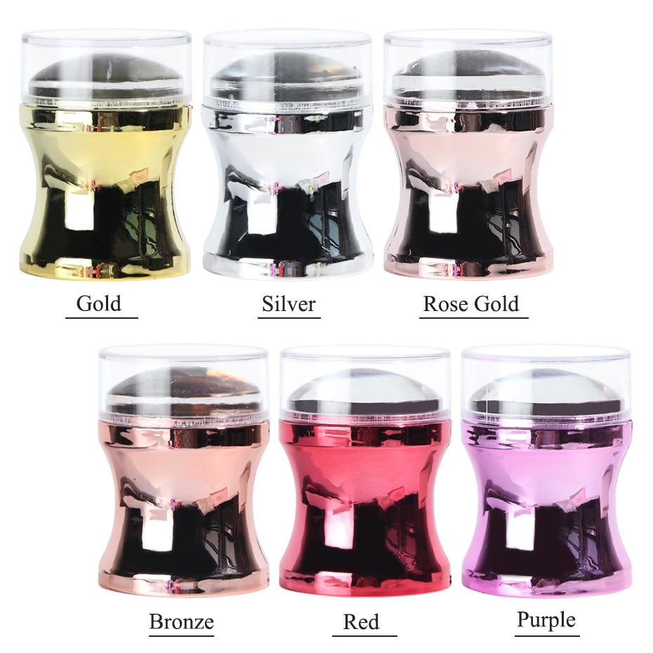 3 шт/набор силиконовых маникюрных штампов