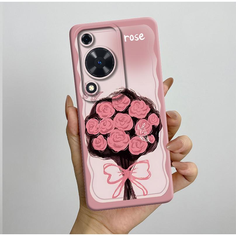 Phone Case For Huawei Nova Y72 Cases Fashion Butterfly Floral Cover For Huawei Nova Y72 NovaY72 Soft Silicone Shockproof Shell