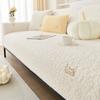 Thicken Sofa Cushion Imitation Lamb Fleece Soft Sofa Cover Warm Non-Slip Universal Couch Slipcovers for Living Room Sofas Decor