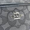 Подержанная сумка через плечо COACH F29960 Канва с логотипом/кожа серая черная повседневная