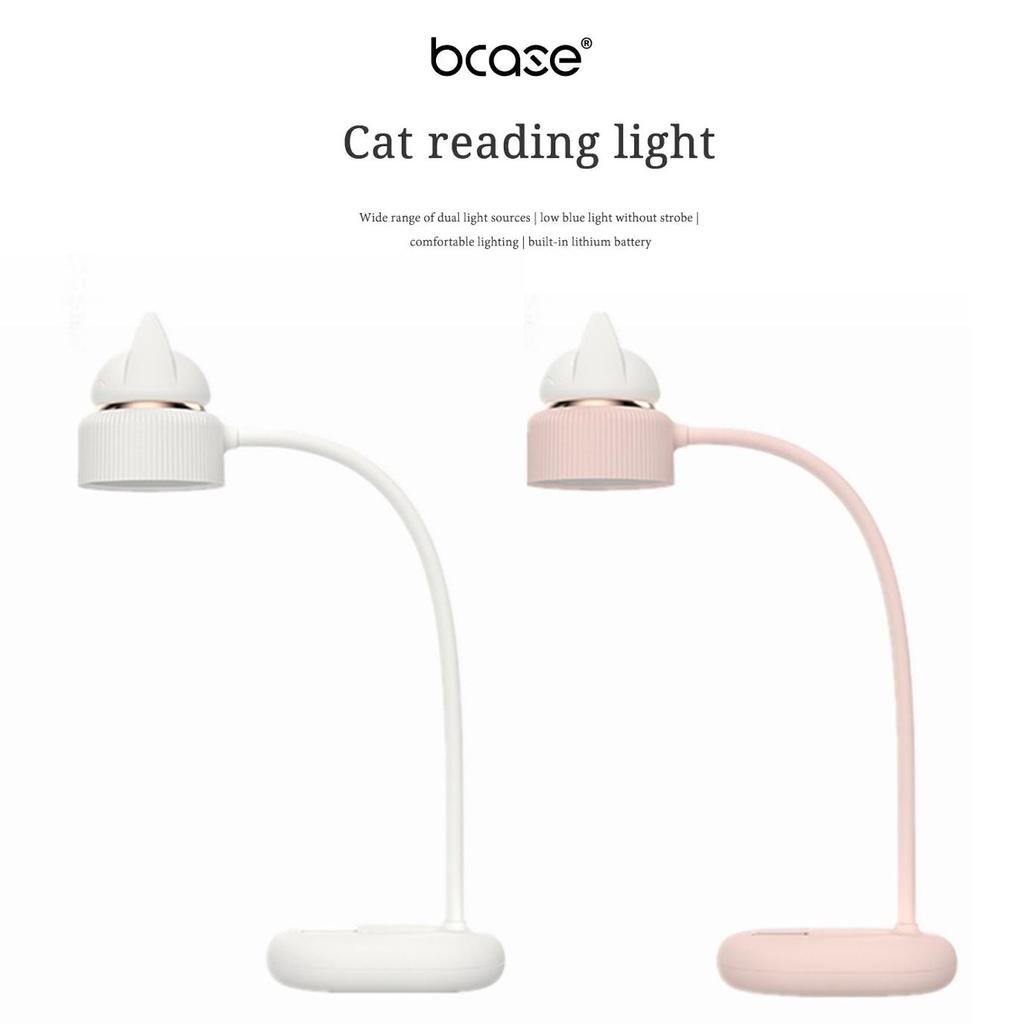 Светодиодная настольная лампа Xiaomi 3Life с зарядкой через USB, трехскоростной регулируемый ночник для чтения кошек для умного дома