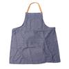 Chef Apron Canvas Denim Blue Adjustable Kitchen Apron for Kitchen Cooking Baking Painting